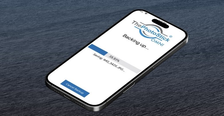 photo and video backup in ThePhotostick Omni