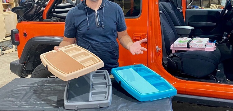 Stupid Car Tray for Food Delivery Professionals