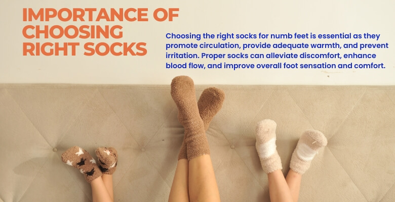 Importance of Choosing the Right Socks for Numb Feet