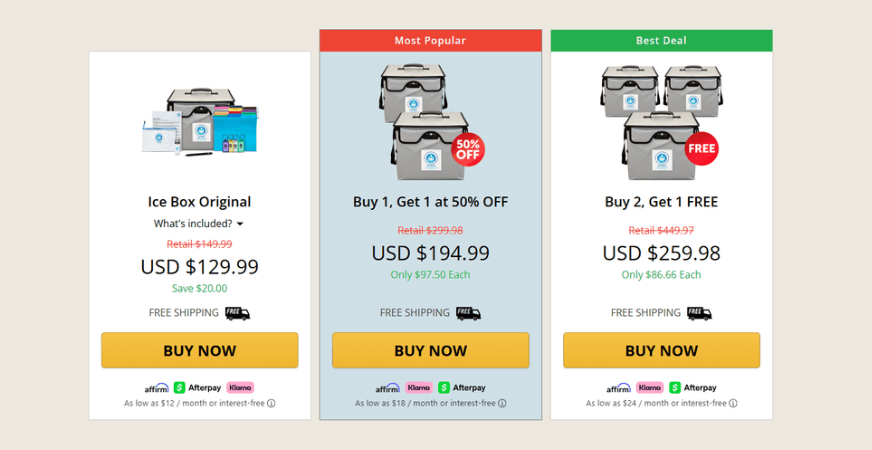 What’s the Price of ICE Box