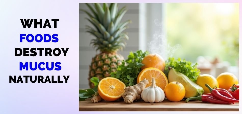 What Foods Destroy Mucus Naturally