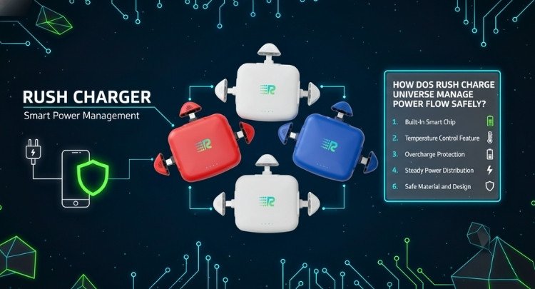How Does Rush Charge Universe Manage Power Flow Safely