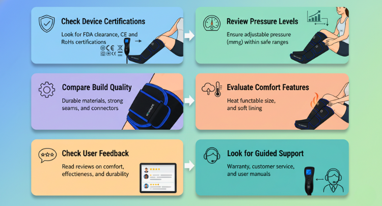 How to Choose a Safe and Reliable Air Compression Leg Massager