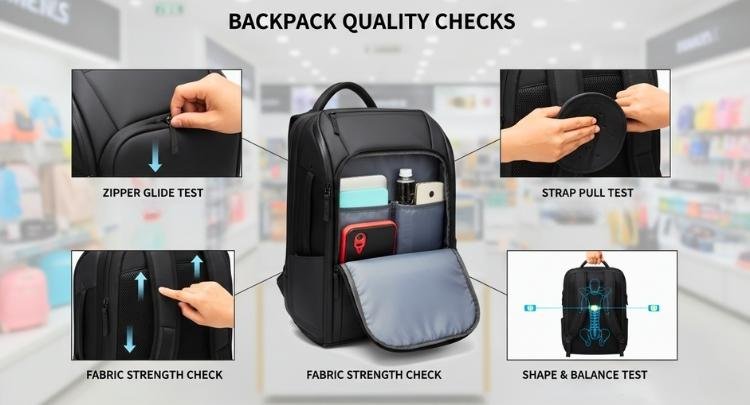 How to Test Backpack Quality in the Store (Quick Practical Checks)