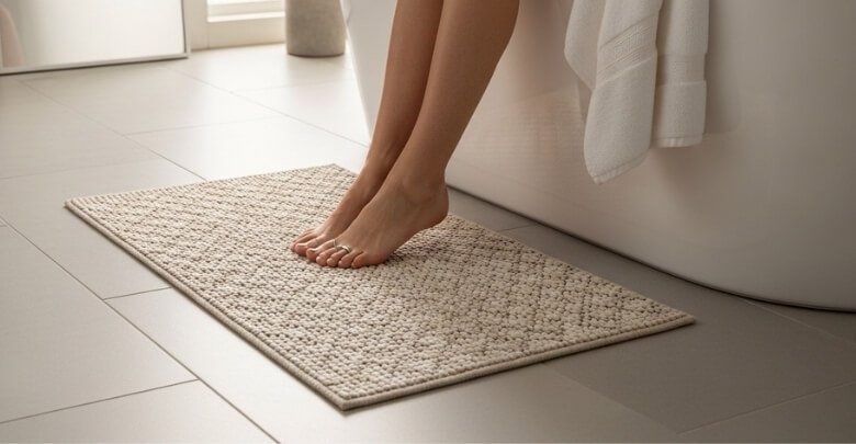 How Do Quick Dry Bath Mats Stay in Place on Wet Floors